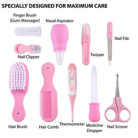 10 in 1 Baby Care Kit - Pink_1