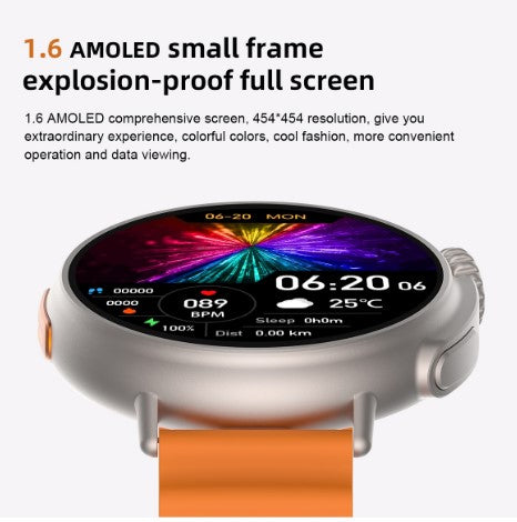 MT30 Smart Watch Ultra Long Range Waterproof - Black Skin_1